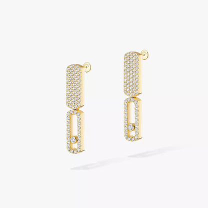[✨ROSE💎]Imperial Move SM Diamond Earrings