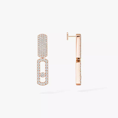 [✨ROSE💎]Imperial Move SM Diamond Earrings