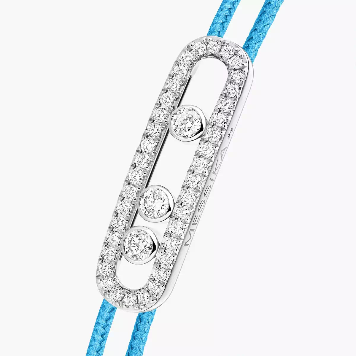 [✨ROSE💎]MK Care(s) pink cord pavé bracelet