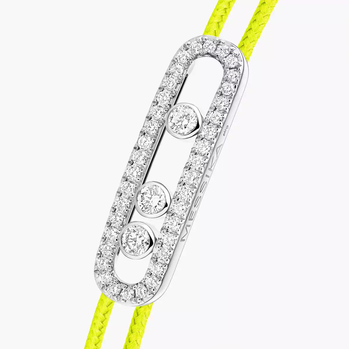 [✨ROSE💎]MK Care(s) pink cord pavé bracelet