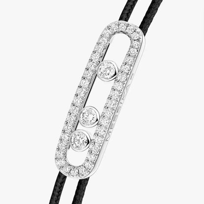 [✨ROSE💎]MK Care(s) pink cord pavé bracelet