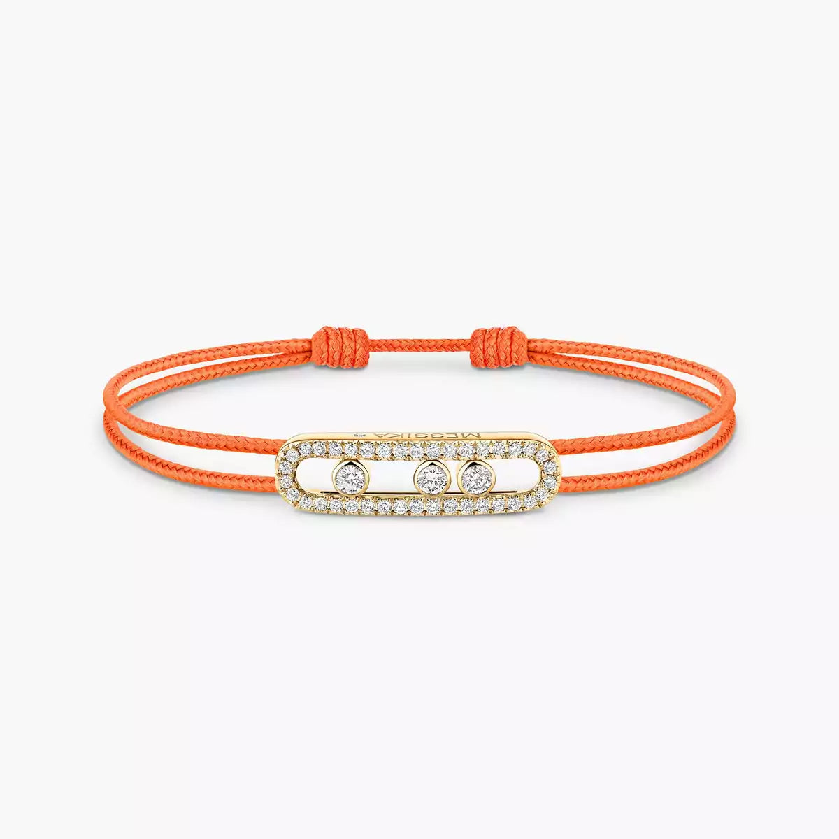 [✨ROSE💎]MK Care(s) pink cord pavé bracelet