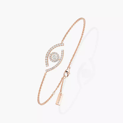 [✨ROSE💎]Lucky Eye Pave-Set Diamond Bracelet