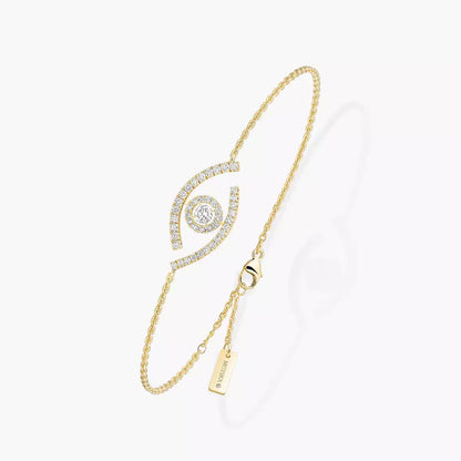 [✨ROSE💎]Lucky Eye Pave-Set Diamond Bracelet