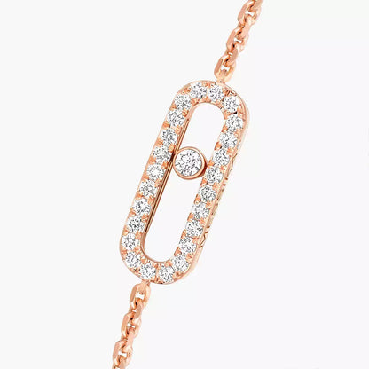 [✨ROSE💎]Move Uno Diamond Bracelet