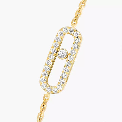 [✨ROSE💎]Move Uno Diamond Bracelet