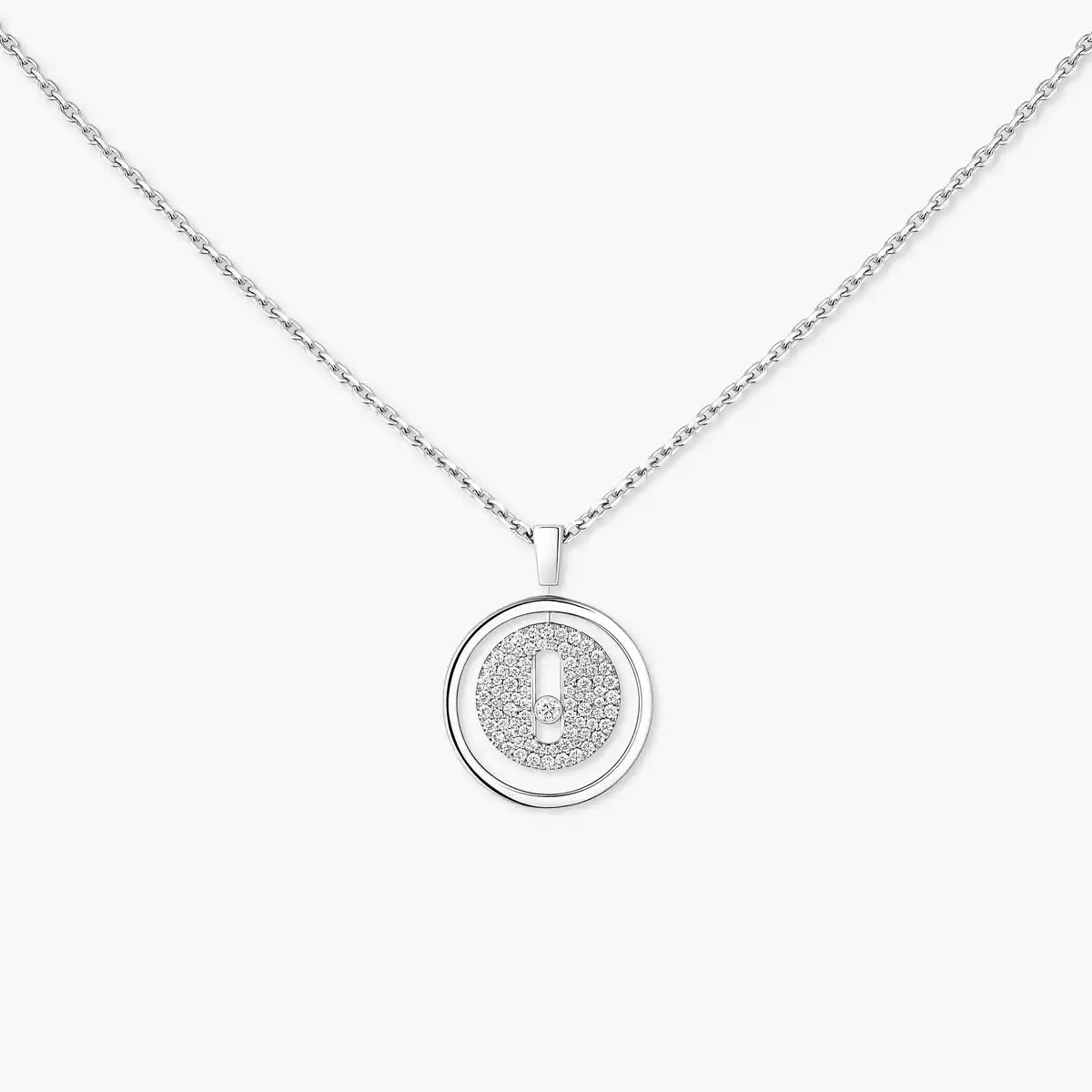 [✨ROSE💎] Lucky Move Diamond Necklace