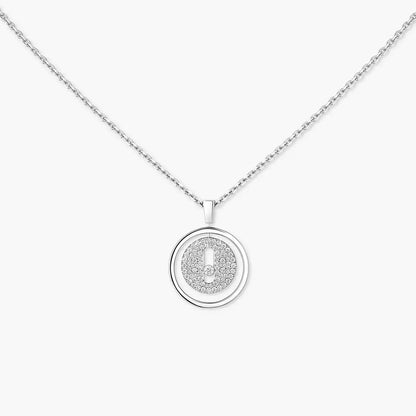 [✨ROSE💎] Lucky Move Diamond Necklace