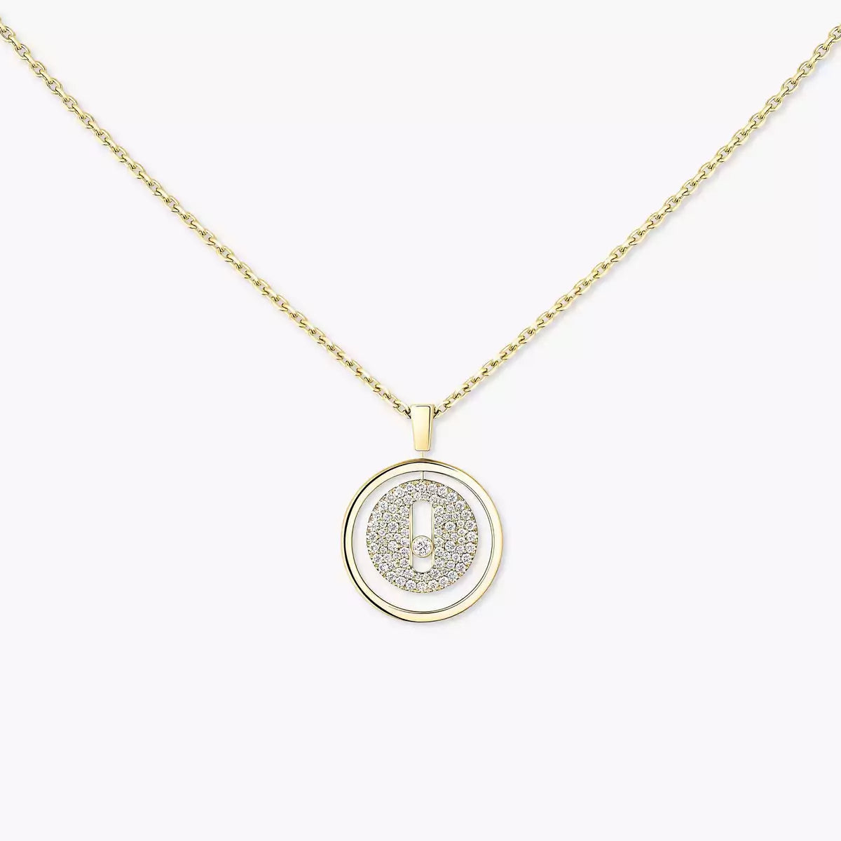 [✨ROSE💎] Lucky Move Diamond Necklace