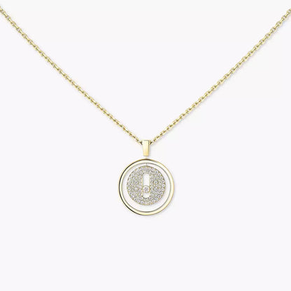[✨ROSE💎] Lucky Move Diamond Necklace