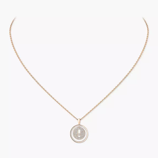 [✨ROSE💎] Lucky Move Diamond Necklace