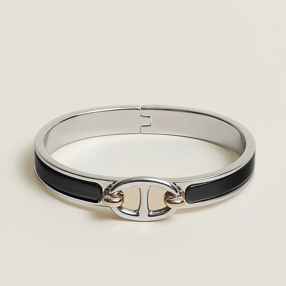 [✨ROSE💎]CLIC CHAINE SILVER BRACELET