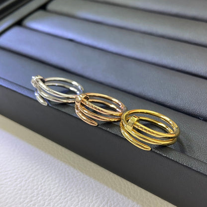 [✨ROSE💎]SMOOTH THREE-BAND NAIL RING