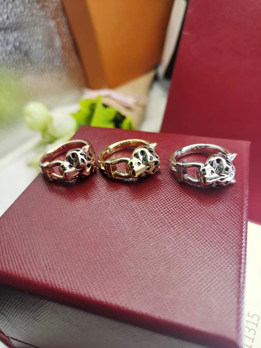 [✨ROSE💎]LEOPARD-HEAD LEOPARD-PRINT COUPLE RING