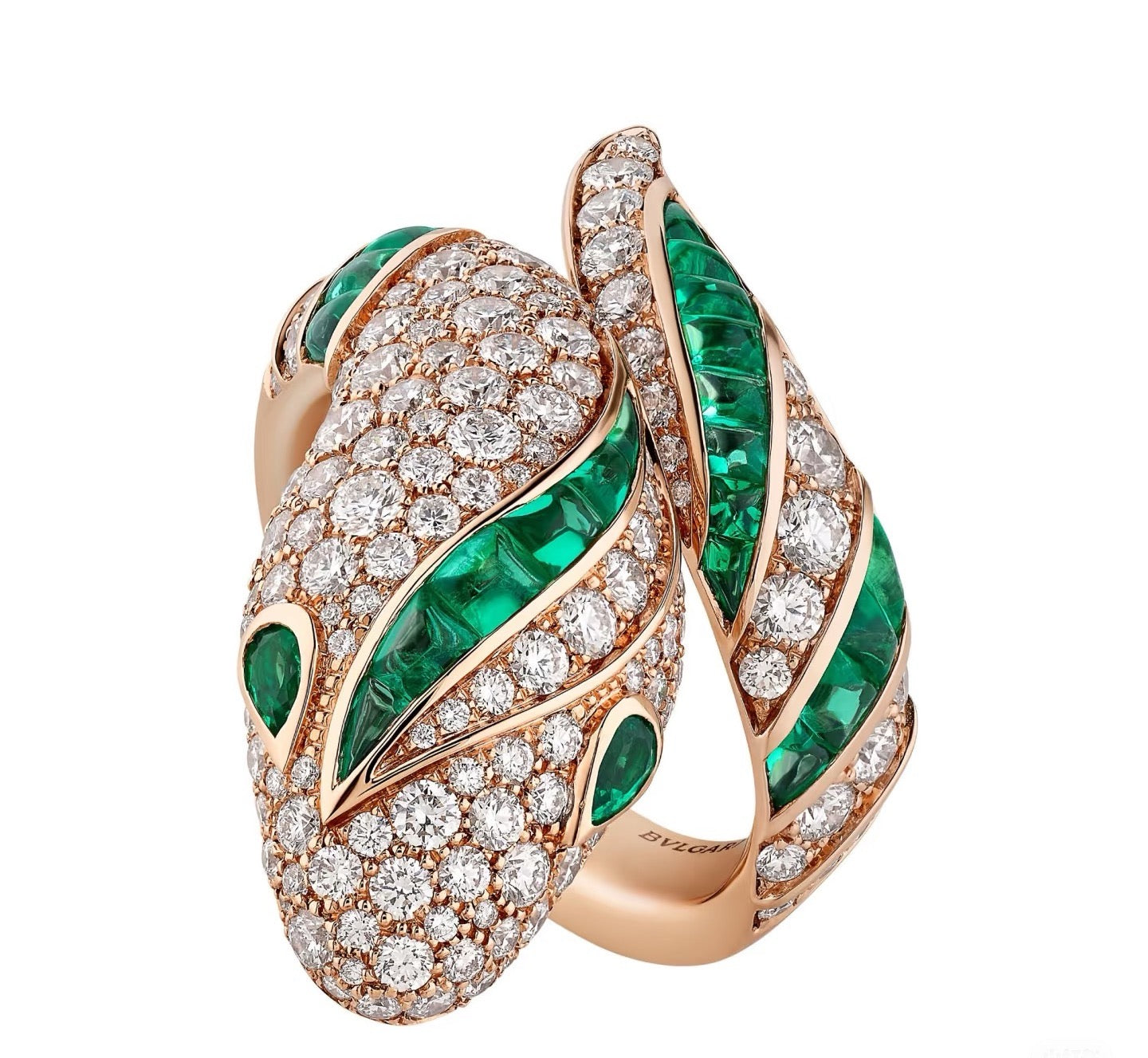 [✨ROSE💎]BRAND NEW LUXURY GREEN SNAKE RING