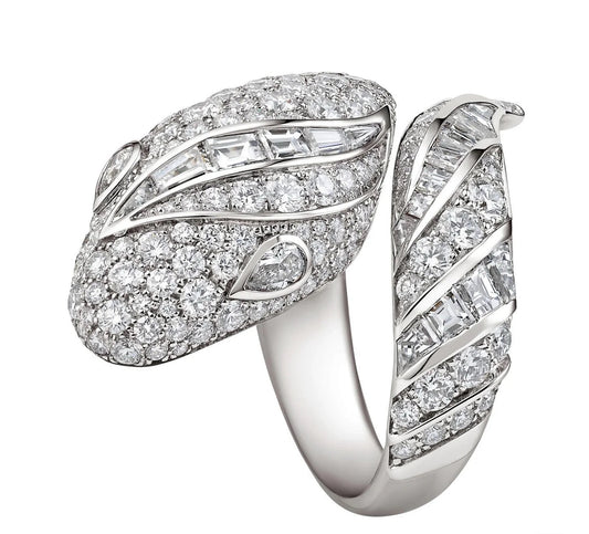 [✨ROSE💎]BRAND NEW LUXURY SILVER SNAKE RING