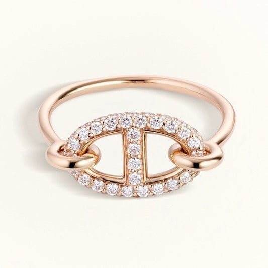[✨ROSE💎]RONDE SMALL DIAMOND RING