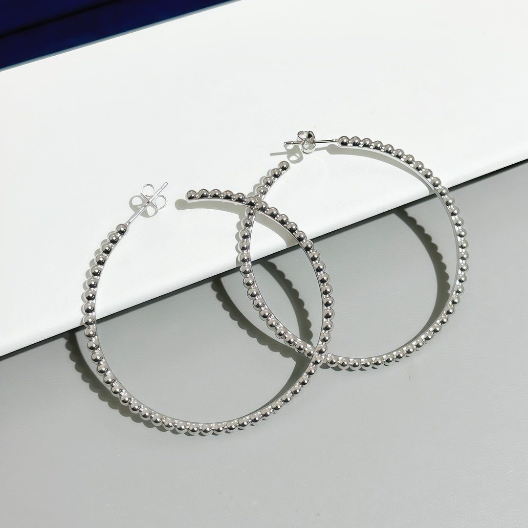 [✨ROSE💎] SMOOTH BEAD STUD EARRINGS