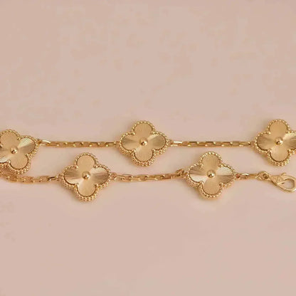 [✨ROSE💎] CLOVER 5 MOTIF LASER BRACELET COLLECTION