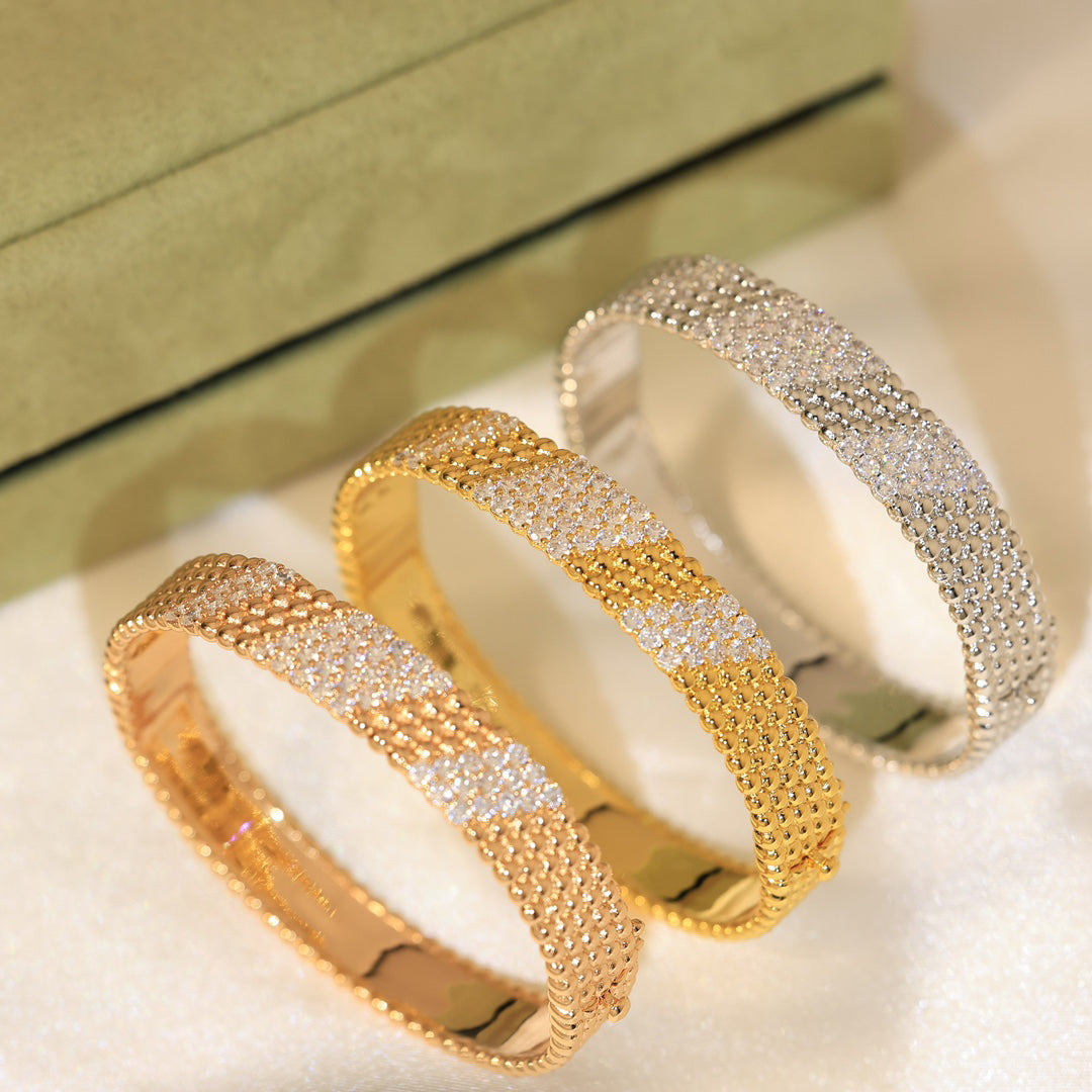 [✨ROSE💎]  FIVE-ROW DIAMOND BRACELET
