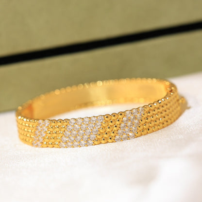 [✨ROSE💎]  FIVE-ROW DIAMOND BRACELET