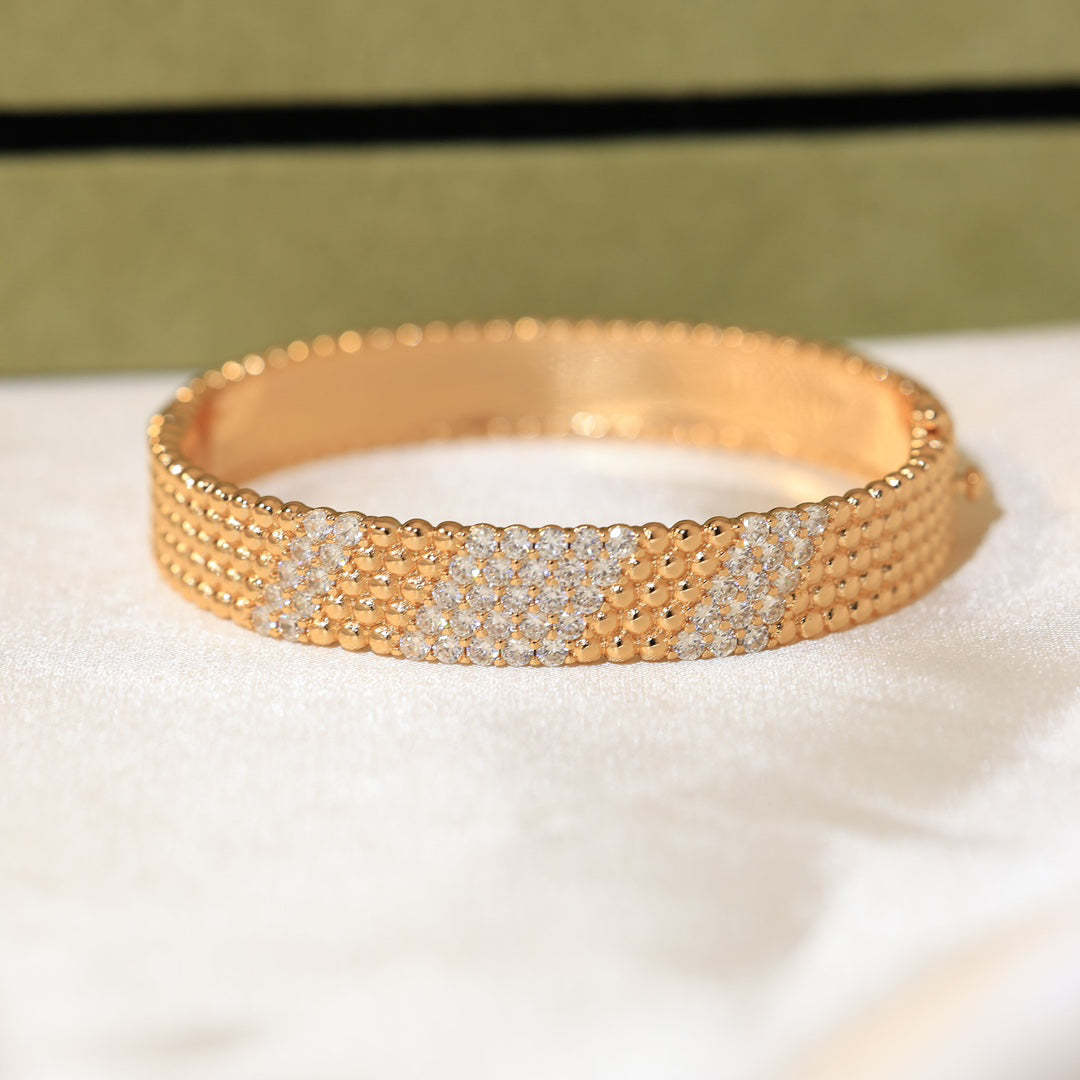 [✨ROSE💎]  FIVE-ROW DIAMOND BRACELET