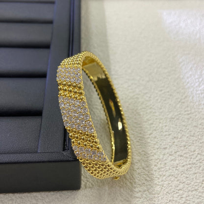 [✨ROSE💎]  FIVE-ROW DIAMOND BRACELET