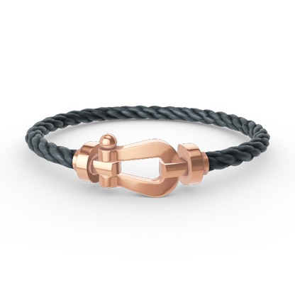 [✨ROSE💎]FORCE LARGE HORSESHOE NO DIAMOND BRACELET ROSE GOLD