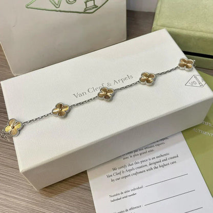 [✨ROSE💎] CLOVER 5 MOTIF LASER BRACELET COLLECTION