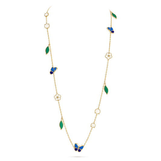[✨ROSE💎] 26 NEW CLOVER 15 MOTIFS LUCKY NECKLACE