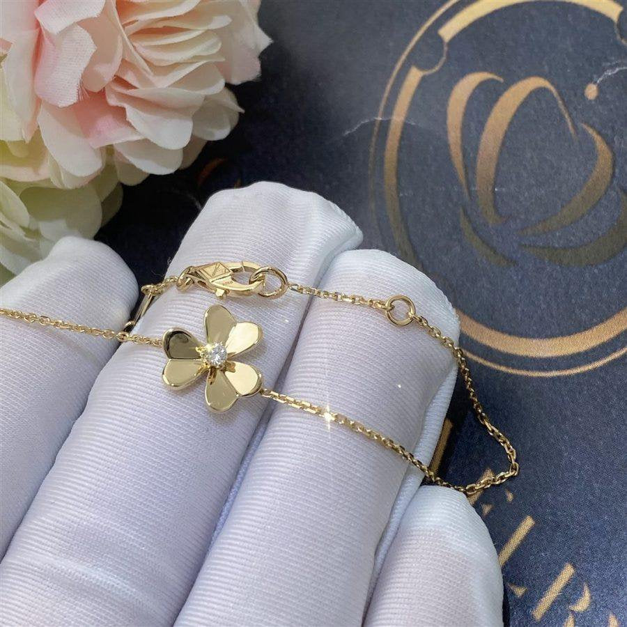 [✨ROSE💎]FRIVOLE GOLD FLOWER BRACELET
