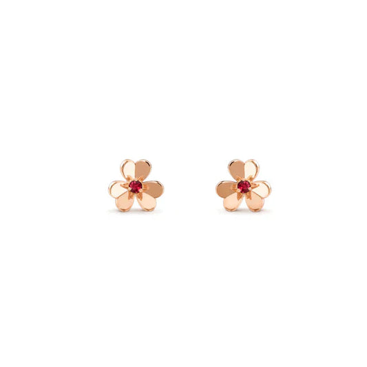 [✨ROSE💎]FRIVOLE  FLOWER PINK EARRINGS
