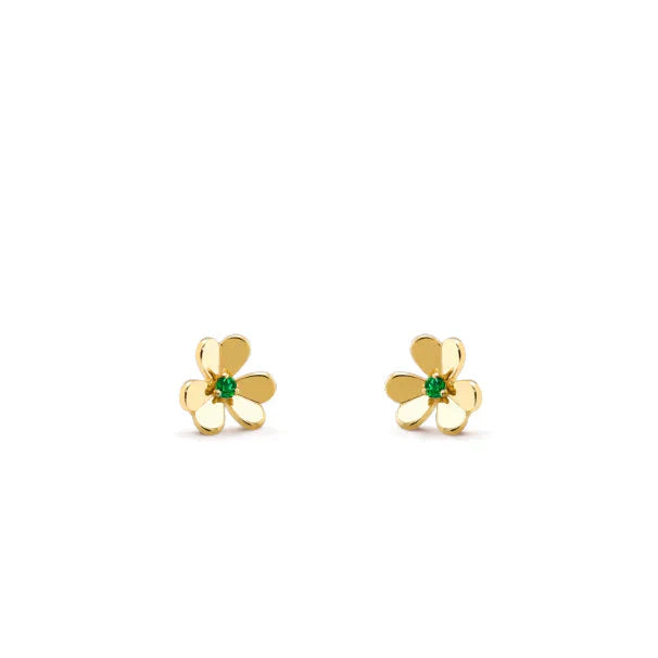 [✨ROSE💎]FRIVOLE  FLOWER MALACHITE EARRINGS