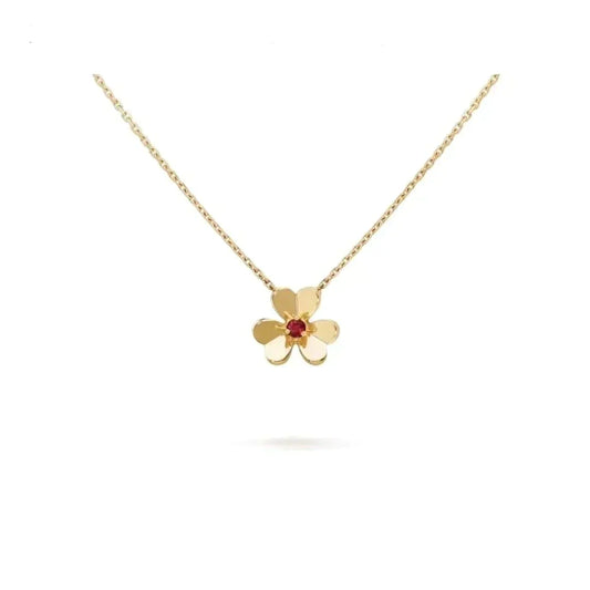 [✨ROSE💎]FRIVOLE GOLD FLOWER NECKLACE