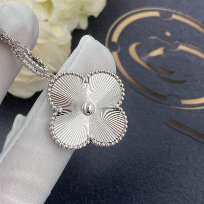 [✨ROSE💎]CLOVER 25MM SILVER BIG CLOVER NECKLACE
