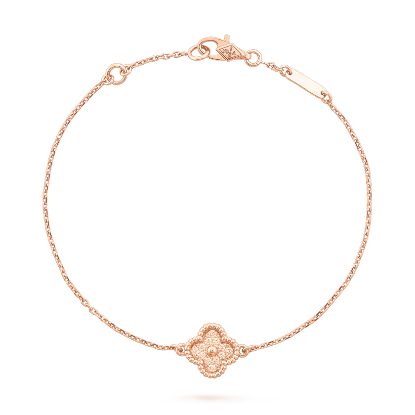 [✨ROSE💎]CLOVER SINGLE FLOWER BRACELET