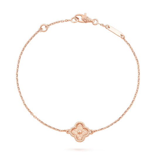 [✨ROSE💎]CLOVER SINGLE FLOWER BRACELET