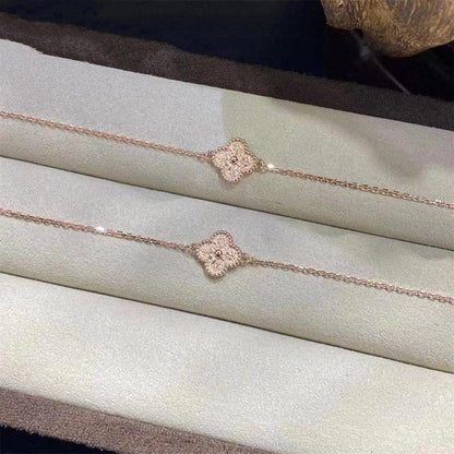 [✨ROSE💎]CLOVER SINGLE FLOWER BRACELET