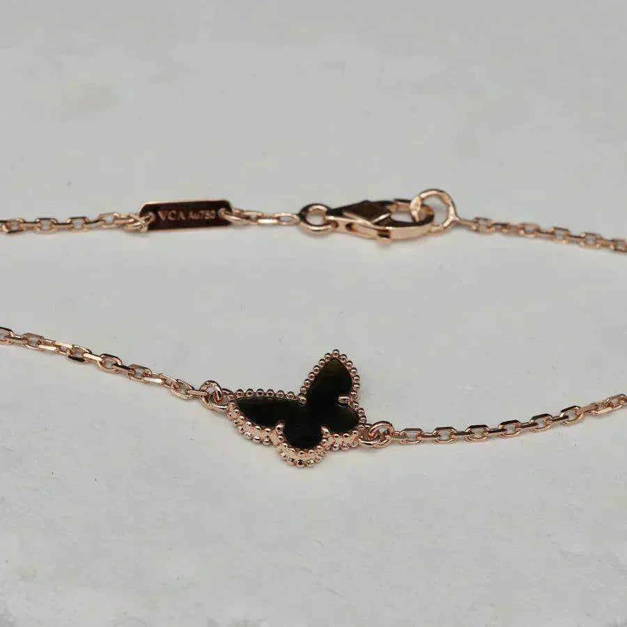 [✨ROSE💎]BUTTERFLY ONYX  BUTTERFLY BRACELET