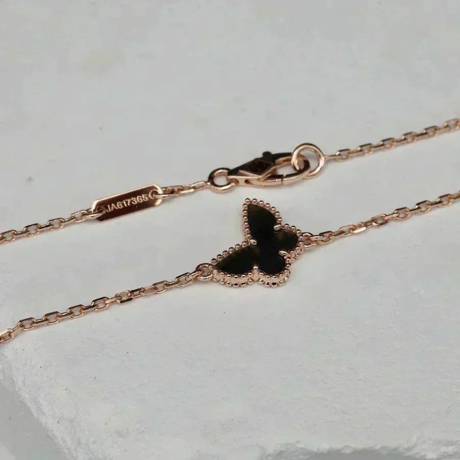 [✨ROSE💎]BUTTERFLY ONYX  BUTTERFLY BRACELET