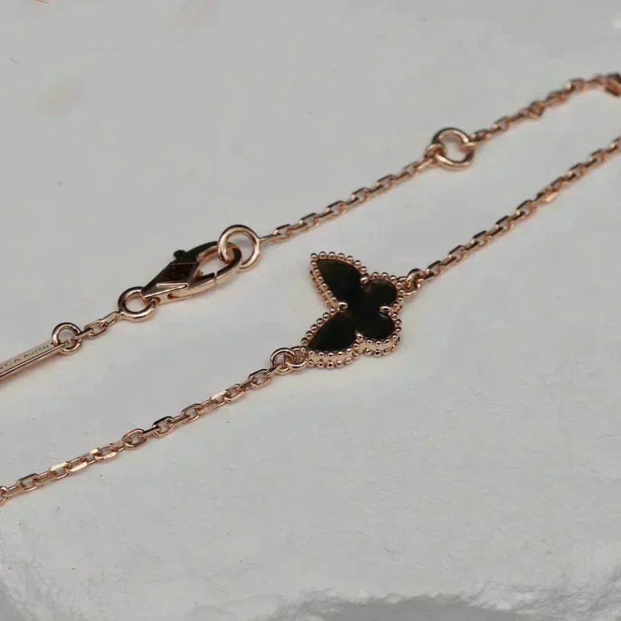 [✨ROSE💎]BUTTERFLY ONYX  BUTTERFLY BRACELET