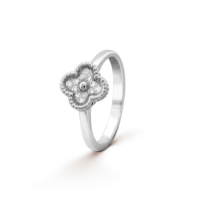 [✨ROSE💎]CLOVER DIAMOND RING