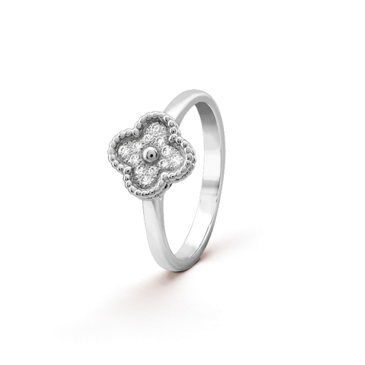 [✨ROSE💎]CLOVER DIAMOND RING