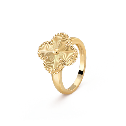 [✨ROSE💎]CLOVER GOLD RING