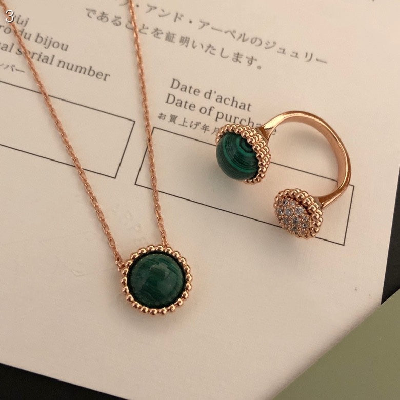 [✨ROSE💎]PERLEE COULEURS DIAMOND ROSE GOLD BETWEEN THE FINGER RING