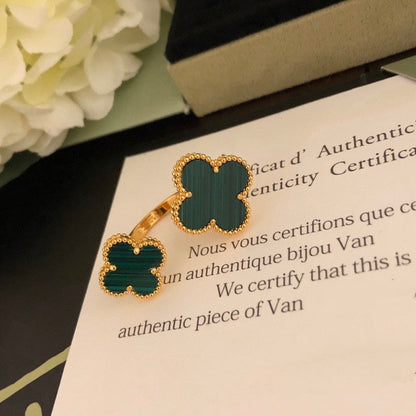 [✨ROSE💎]CLOVER BETWEEN THE FINGER RING