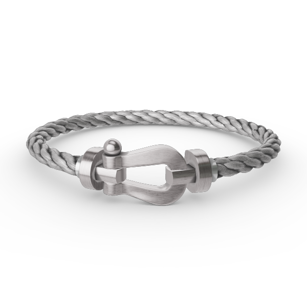 [✨ROSE💎]FORCE LARGE HORSESHOE NO DIAMOND BRACELET SILVER