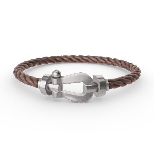 [✨ROSE💎]FORCE LARGE HORSESHOE NO DIAMOND BRACELET SILVER