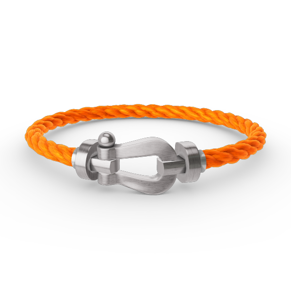 [✨ROSE💎]FORCE LARGE HORSESHOE NO DIAMOND BRACELET SILVER