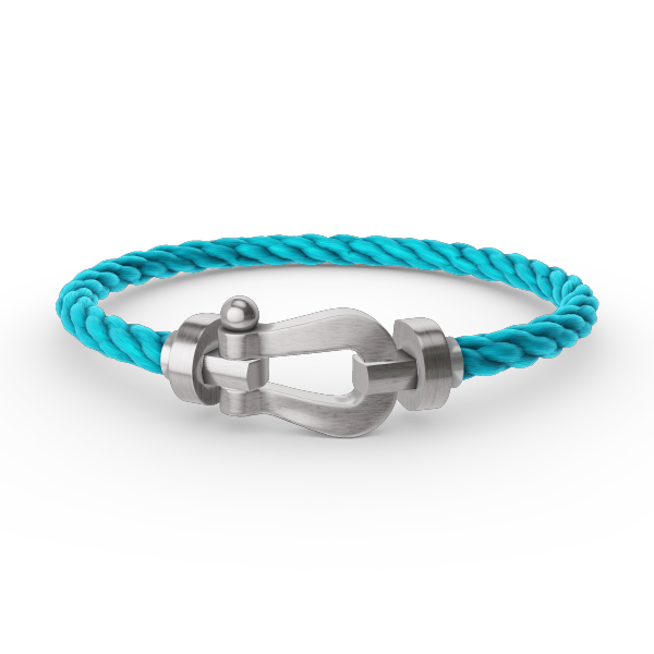 [✨ROSE💎]FORCE LARGE HORSESHOE NO DIAMOND BRACELET SILVER